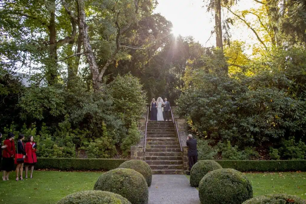 Marybrooke garden ceremony entrance