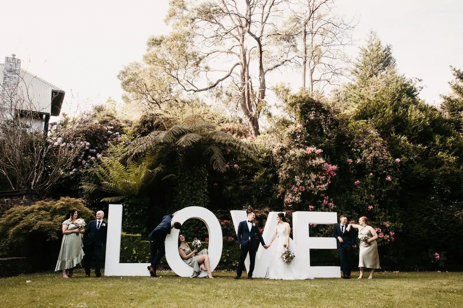 Marybrooke garden love sign